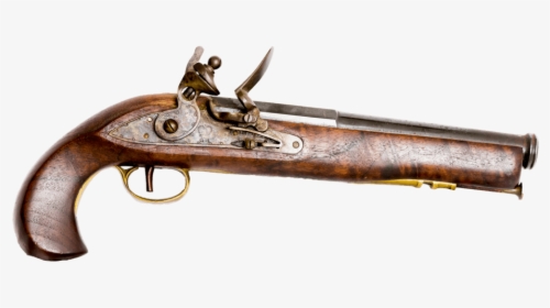 Flintlock Pistol, A Favoured Weapon Of 18th-century - Old Fashioned Toy Gun, HD Png Download, Transparent PNG