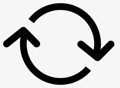 Arrows Circle With Clockwise Rotation Svg Png Icon - Rotation Png, Transparent Png, Transparent PNG