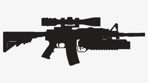 Sopmod M4 Carbine Advanced Combat Optical Gunsight - Big Gun, HD Png Download, Transparent PNG