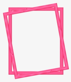 Clip Art Moldura Png Para Photoscape - Frame Pink Border Clipart, Transparent Png, Transparent PNG