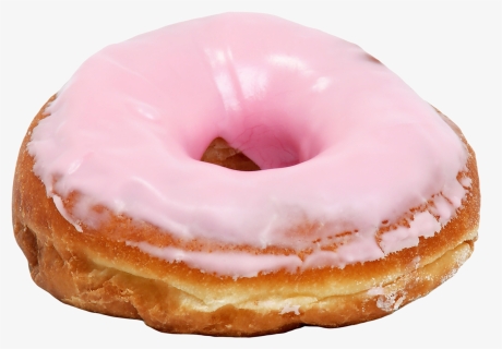 Pink Donut Dunkin Donuts - Pink Frosted Donut, HD Png Download, Transparent PNG