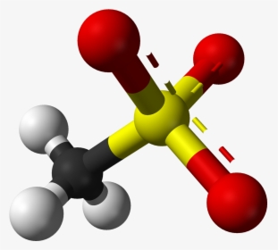 Mesylate Anion 3d Balls - Methanethiol, HD Png Download, Transparent PNG