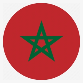 Morocco Flag Png - Circle, Transparent Png, Transparent PNG