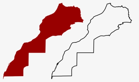 Morocco Logo Map, HD Png Download, Transparent PNG