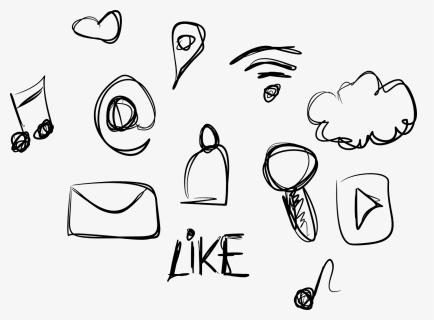 Social, Social Media, Media, Www, Icons, Icon - Social Icons Drawing Png, Transparent Png, Transparent PNG