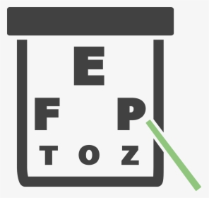 Eye Test Chart - Ophthalmology, HD Png Download, Transparent PNG