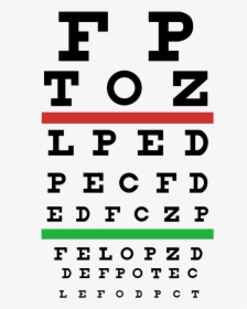 Eye Chart Png, Transparent Png, Transparent PNG