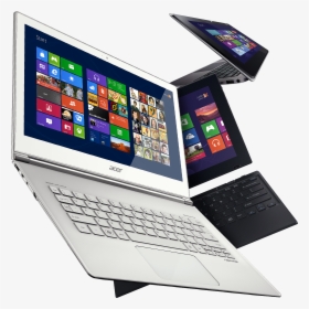 Laptop Windows 8 Png Clip Black And White Stock - Laptop Png, Transparent Png, Transparent PNG