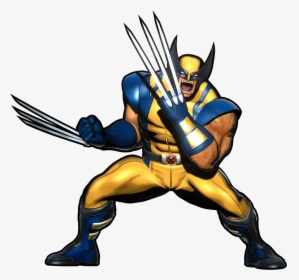 Transparent Wolverine Png - Marvel Vs Capcom Wolverine Png, Png Download, Transparent PNG