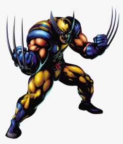 Wolverine Captain America Professor X Clip Art - Wolverine Marvel Vs Capcom 3, HD Png Download, Transparent PNG