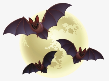 Creepy Bats Halloween - Scary Halloween Transparent Background, HD Png Download, Transparent PNG
