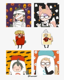 Spoopy Tsukkiyams Halloween Icons 👻 Feel Free To Use - Haikyuu Halloween Icons, HD Png Download, Transparent PNG