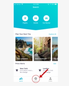 Whole Month Search Mobile App Navigation Explore - Flyer, HD Png Download, Transparent PNG