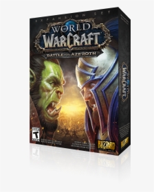Wow Battleforazeroth 3d-right - Battle For Azeroth Cover, HD Png Download, Transparent PNG