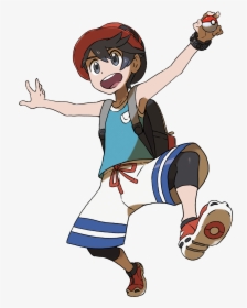 Ultra Sun Ultra Moon Protagonist Male - Pokemon Ultra Sun And Moon Protagonist, HD Png Download, Transparent PNG