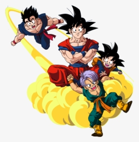 Goku Gohan Goten E Trunks By 19onepiece90-d6loamq - Gohan Goku Y Goten, HD Png Download, Transparent PNG