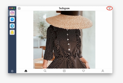 How To Use The Im App To Dm On Instagram - Blouse, HD Png Download, Transparent PNG