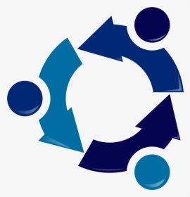 Ubuntu Recycling Logo-blue - Ubuntu Logo Blue Png, Transparent Png, Transparent PNG