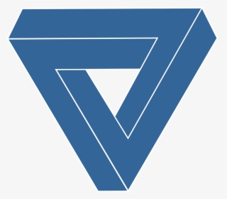 Logo, Triangle, Blue, Diamond, Crystal - Blå Trekant Logo, HD Png Download, Transparent PNG