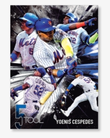 Yoenis Cespedes 2017 Topps Baseball Series 1 Five Tool - Baseball Player, HD Png Download, Transparent PNG