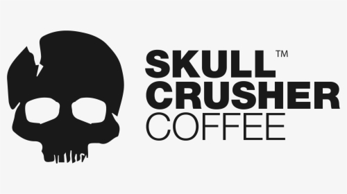 Skull Crusher Coffee Logo Dark - Skull Crusher Coffee Logo, HD Png Download, Transparent PNG
