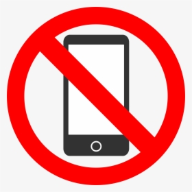 Transparent Cell Phones Png - No Phones Clipart, Png Download, Transparent PNG