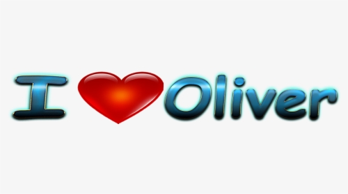 Oliver Love Name Heart Design Png - Heart, Transparent Png, Transparent PNG