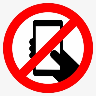 This Free Icons Png Design Of No Cellphone Allowed - No Calls Or Texts, Transparent Png, Transparent PNG
