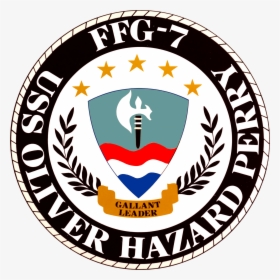 Uss Oliver Hazard Perry Insignia, 1977 - Oliver Hazard Perry Sign, HD Png Download, Transparent PNG