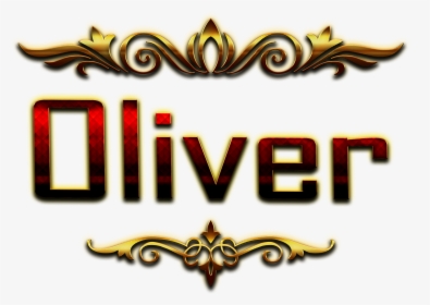 Oliver Decorative Name Png - Hunter Name, Transparent Png, Transparent PNG
