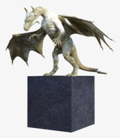 Dragon, Stone, Mythical Creatures, Statue, Animal - Statue, HD Png Download, Transparent PNG