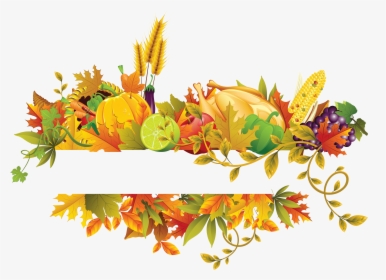 Thanksgiving Clip Art - Transparent Fall Flowers, HD Png Download, Transparent PNG