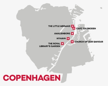 Copenhagen Map Vector, HD Png Download, Transparent PNG