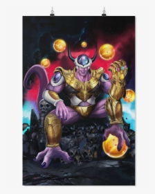 Dragon Ball Avenger Endgame Frieza Infiniti War Thanos - Dragon Ball Endgame Poster, HD Png Download, Transparent PNG