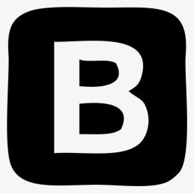 Bootstrap - Bootstrap Logo Black And White, HD Png Download, Transparent PNG