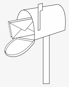 Mailbox 8 Pics Of Mail Cartoon Coloring Clipart, HD Png Download, Transparent PNG