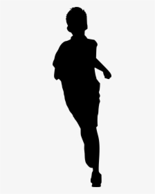 Running Kid Silhouette, HD Png Download, Transparent PNG