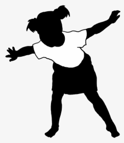 Black And White Png For Kids - Black Children Silhouettes, Transparent Png, Transparent PNG
