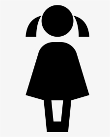 Png Of A Girl Black And White - Black And White Girl Png Clipart, Transparent Png, Transparent PNG