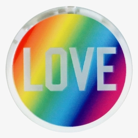 Rainbow Light Up Button - Circle, HD Png Download, Transparent PNG