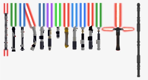 Enter Image Description Here - Star Wars Lightsabers Pixel Art, HD Png Download, Transparent PNG