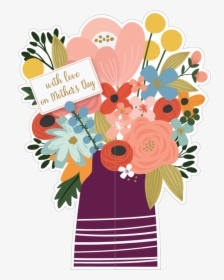 Flower Mothers Day Clip Art, HD Png Download, Transparent PNG