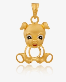 Cute Piggy Gold Pendant - Pendant, HD Png Download, Transparent PNG