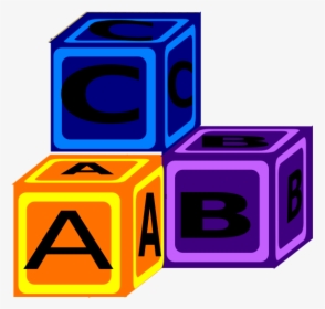 Abc Blocks Purple Clipart, HD Png Download, Transparent PNG