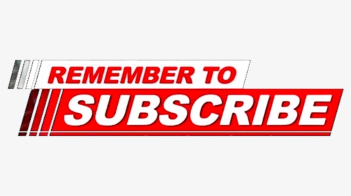 Remember To Subscribe - Orange, HD Png Download, Transparent PNG