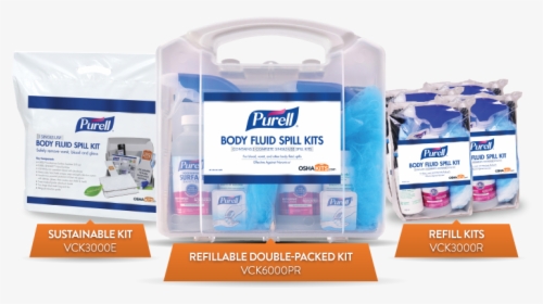 Purell Body Fluid Spill Kit, HD Png Download, Transparent PNG