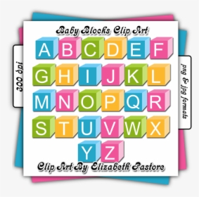 Baby Alphabet Blocks Clipart, HD Png Download, Transparent PNG