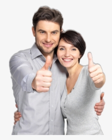 Couple With Thumbs Up, HD Png Download, Transparent PNG