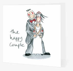The Happy Wedding Couple Embracing, HD Png Download, Transparent PNG
