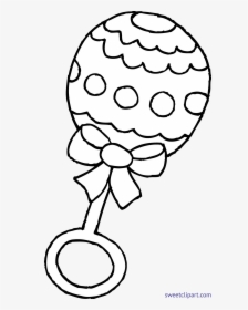 Vector Freeuse Download Baby Rattle Clipart - Baby Shower Colouring Pages, HD Png Download, Transparent PNG